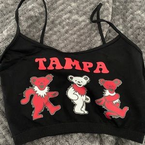 NEVER WORN University of Tampa crop tops